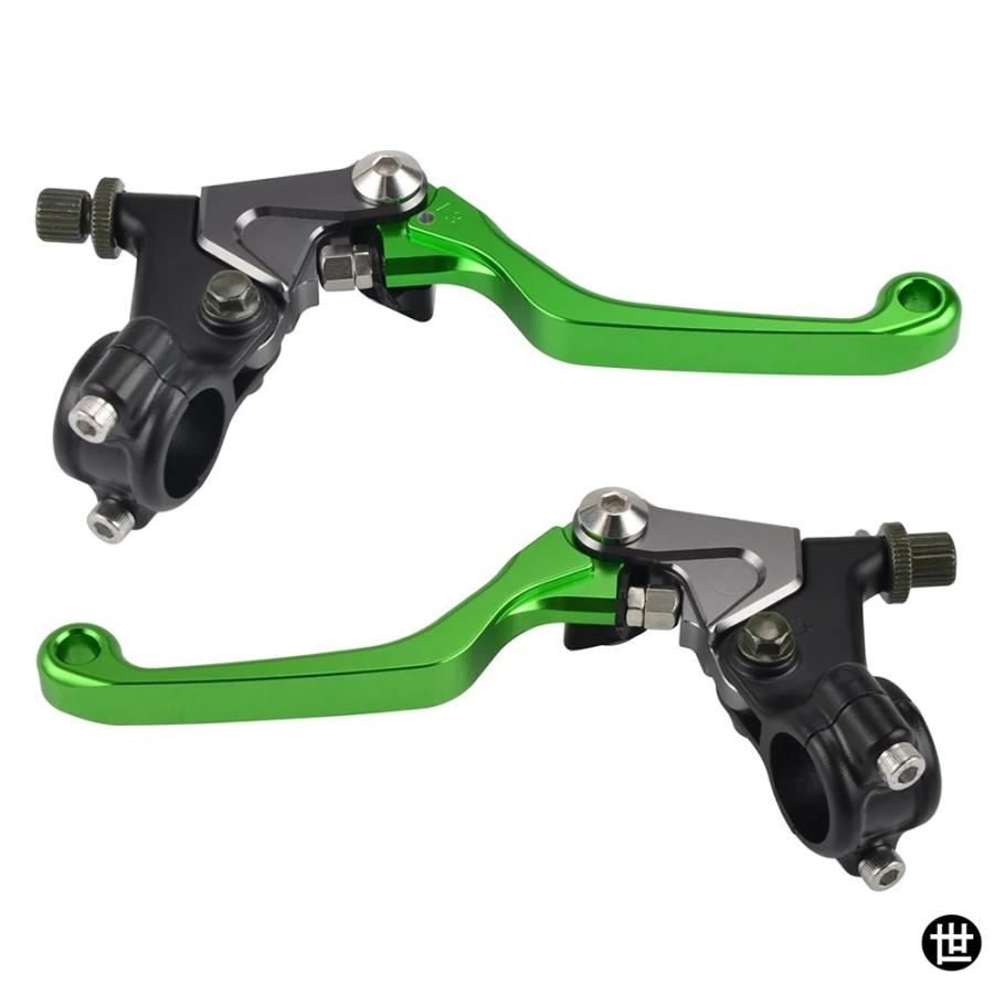 ブランド登録なし - カワサキ KLX250 1979-1980 ショートブレーキクラッチレバーキット KX 60 80 125 250 400 450 KE KD KDX 80 100M 125 175 200 250 420