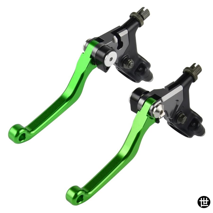 ブランド登録なし - カワサキ KLX250 1979-1980 ショートブレーキクラッチレバーキット KX 60 80 125 250 400 450 KE KD KDX 80 100M 125 175 200 250 420