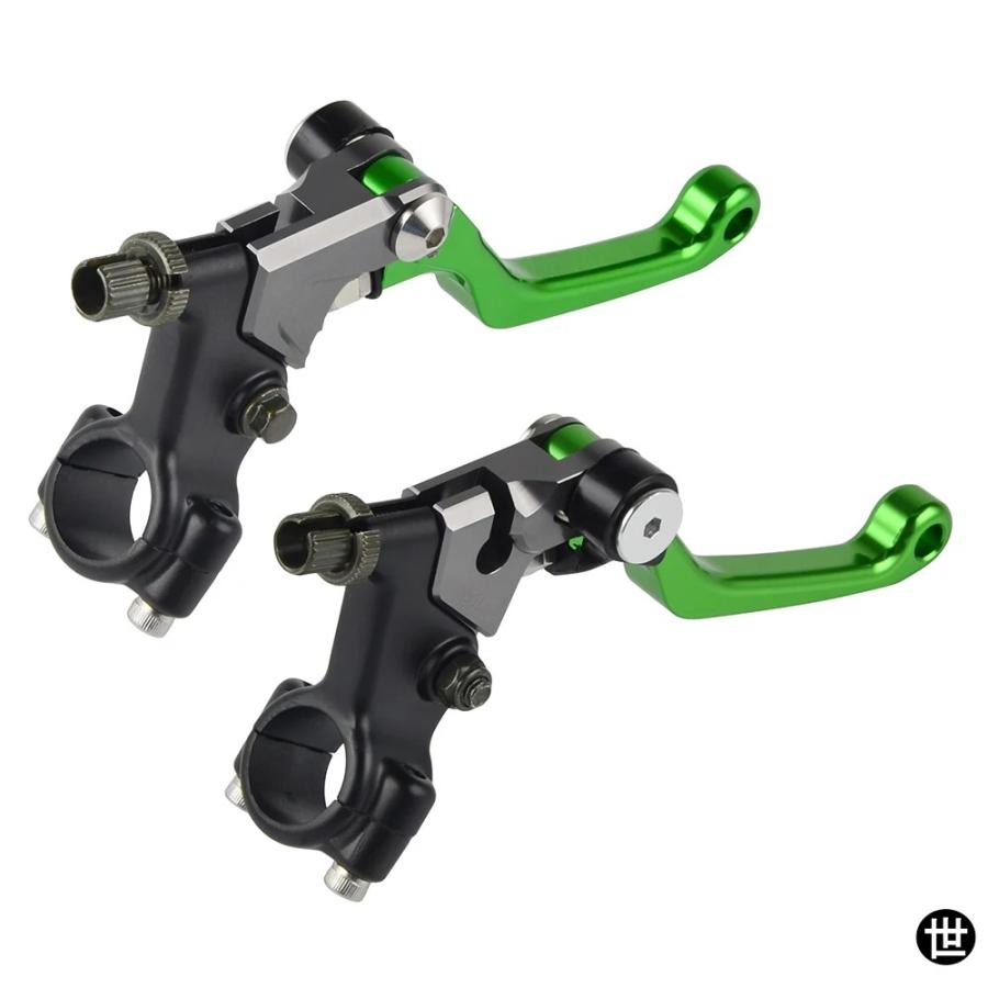 ブランド登録なし - カワサキ KLX250 1979-1980 ショートブレーキクラッチレバーキット KX 60 80 125 250 400 450 KE KD KDX 80 100M 125 175 200 250 420