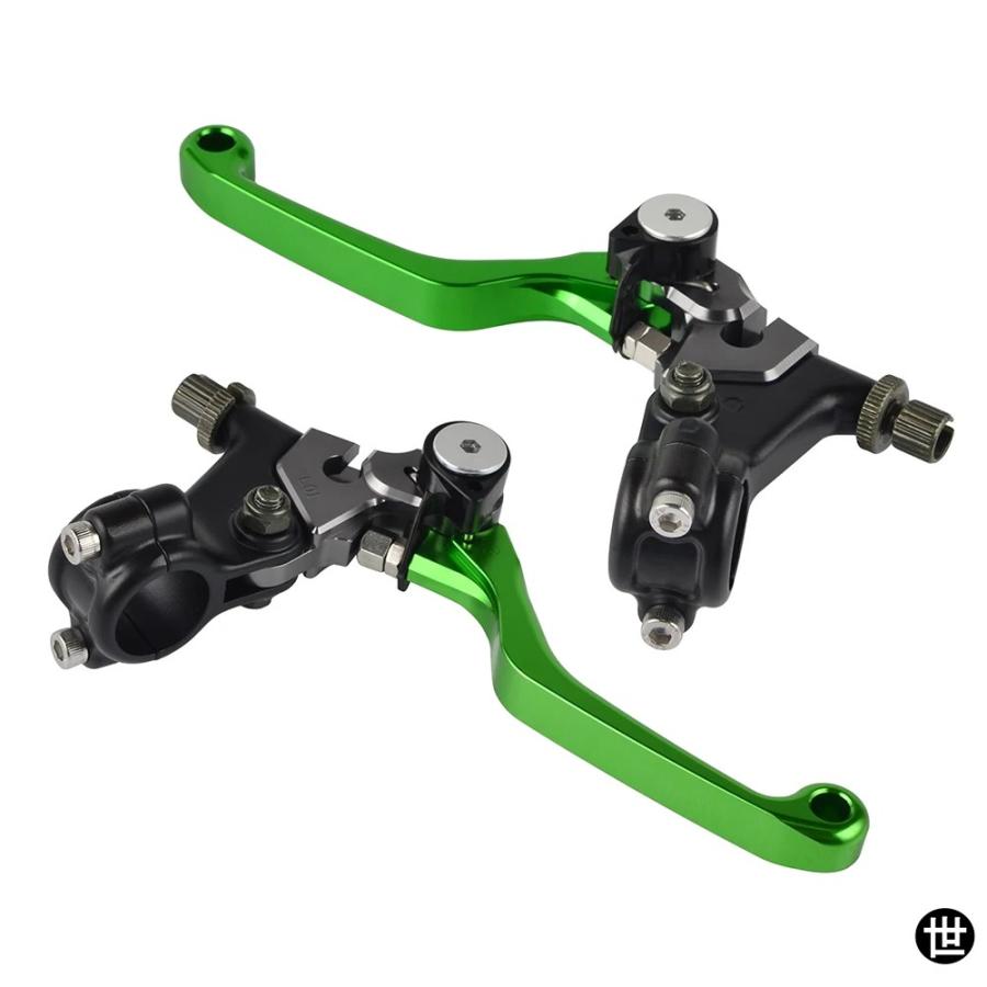 ブランド登録なし - カワサキ KLX250 1979-1980 ショートブレーキクラッチレバーキット KX 60 80 125 250 400 450 KE KD KDX 80 100M 125 175 200 250 420