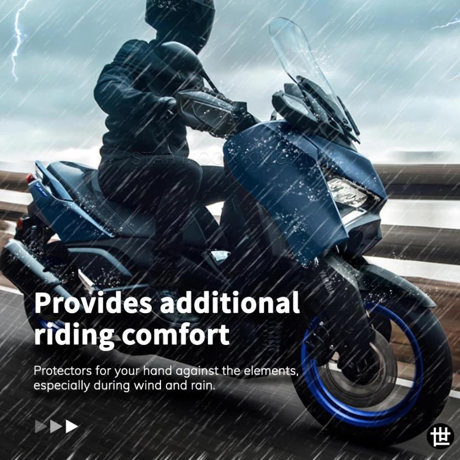 ヤマハ 2023- X MAX X-MAX 用バイクアクセサリー ハンドガード シールド ハンドガード プロテクター ウインドシールド ナックル バイザー_6