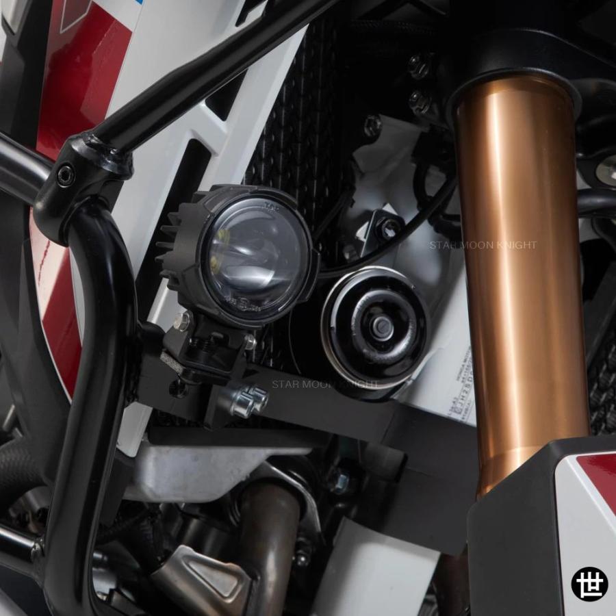ホンダ CRF1100L アフリカツイン アドベンチャースポーツ用フォグランプ補助ブラケットライトマウントスポットライトスポットライトホルダー_3