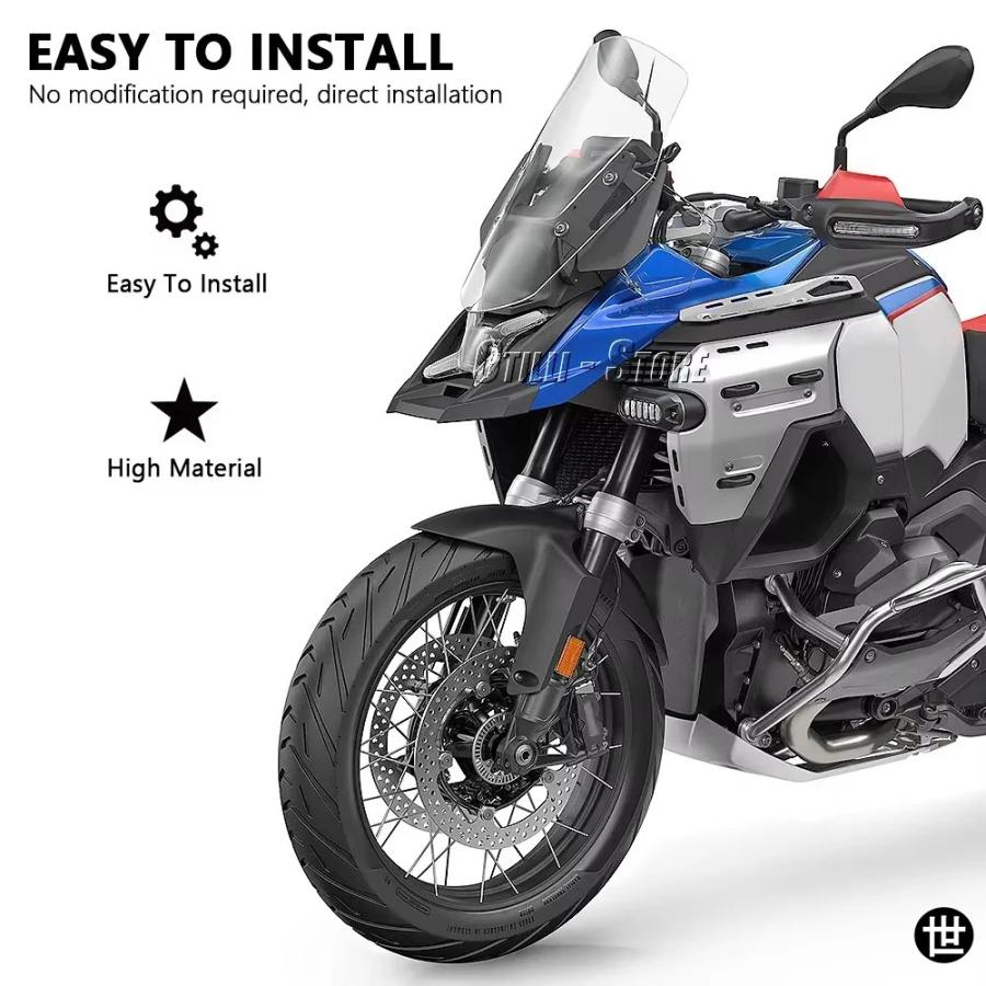 BMW アドベンチャー バイク 用タンクシェルフ R1300GS ADV アクセサリー 燃料タンクカバー GS1300 ADV サイドタンクラック 1300GSA_7