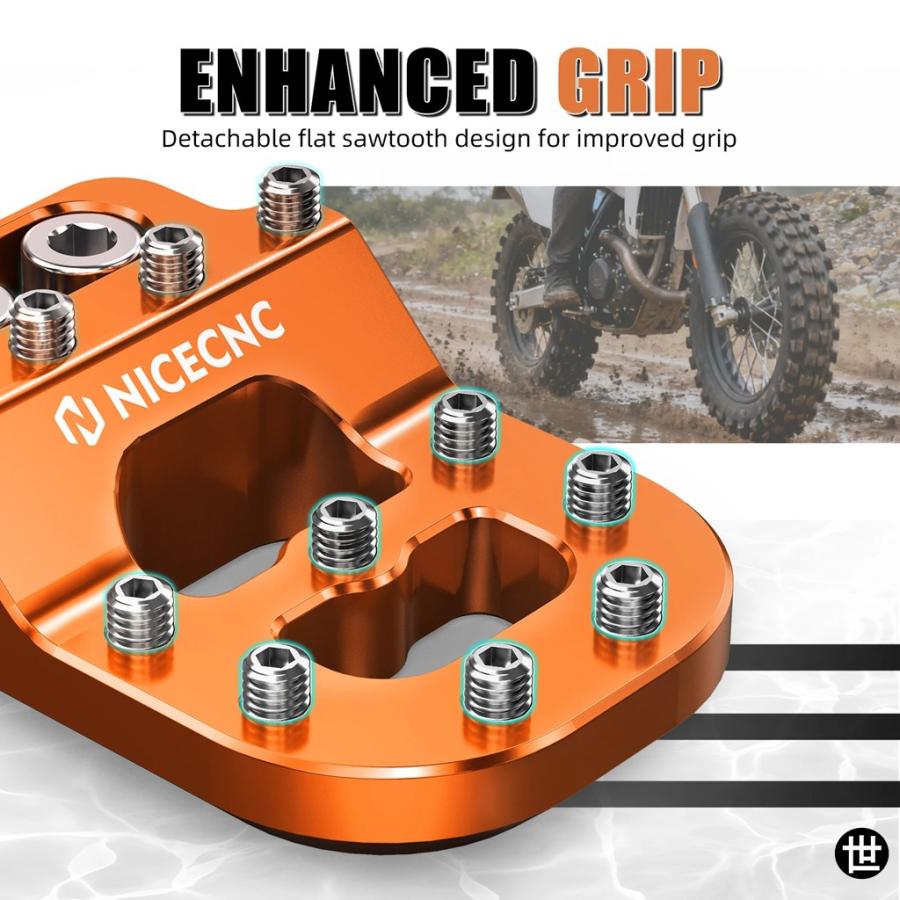 製ステップドブレーキペダルチップKTM 690 エンデューロ R SMC 390 790