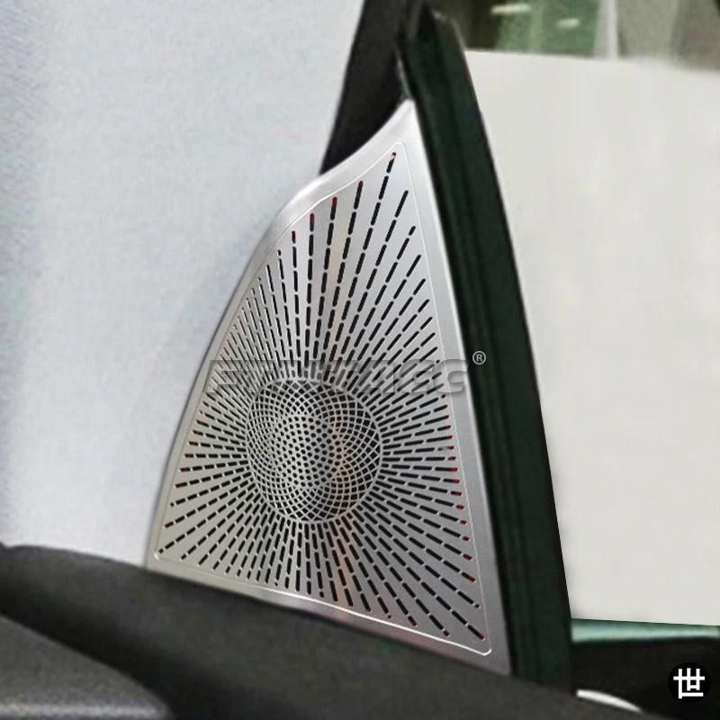 品 アウディ Q8 2019-2023用  インテリア オーディオ スピーカー フロント リーディングランプ ラウドスピーカー デコレーション カバー ステッカー ア | ブランド登録なし | 11