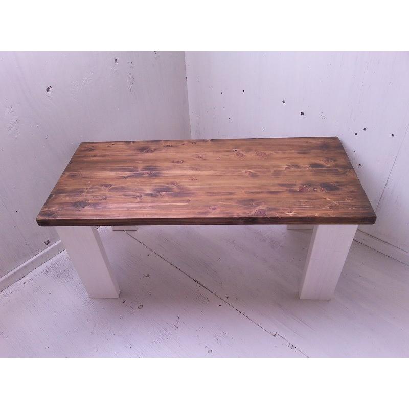 ローテーブル 手作り 無垢 コーヒーテーブル センターテーブル