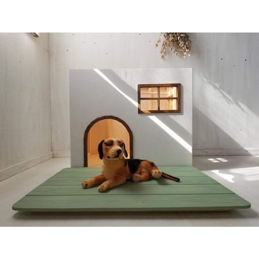 送料無料/新品 犬小屋 室内 猫ハウス ドッグハウス 木製 人気 可愛い お洒落 自然塗料 アーチ オーダー可