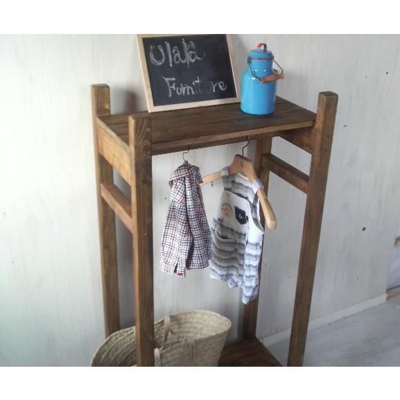 ハンガーラック アンティーク ナチュラル 子供用 オーダー ハンドメイド 手作り 什器 R 003 ハンドメイド家具 うらら ヤフー店 通販 Yahoo ショッピング