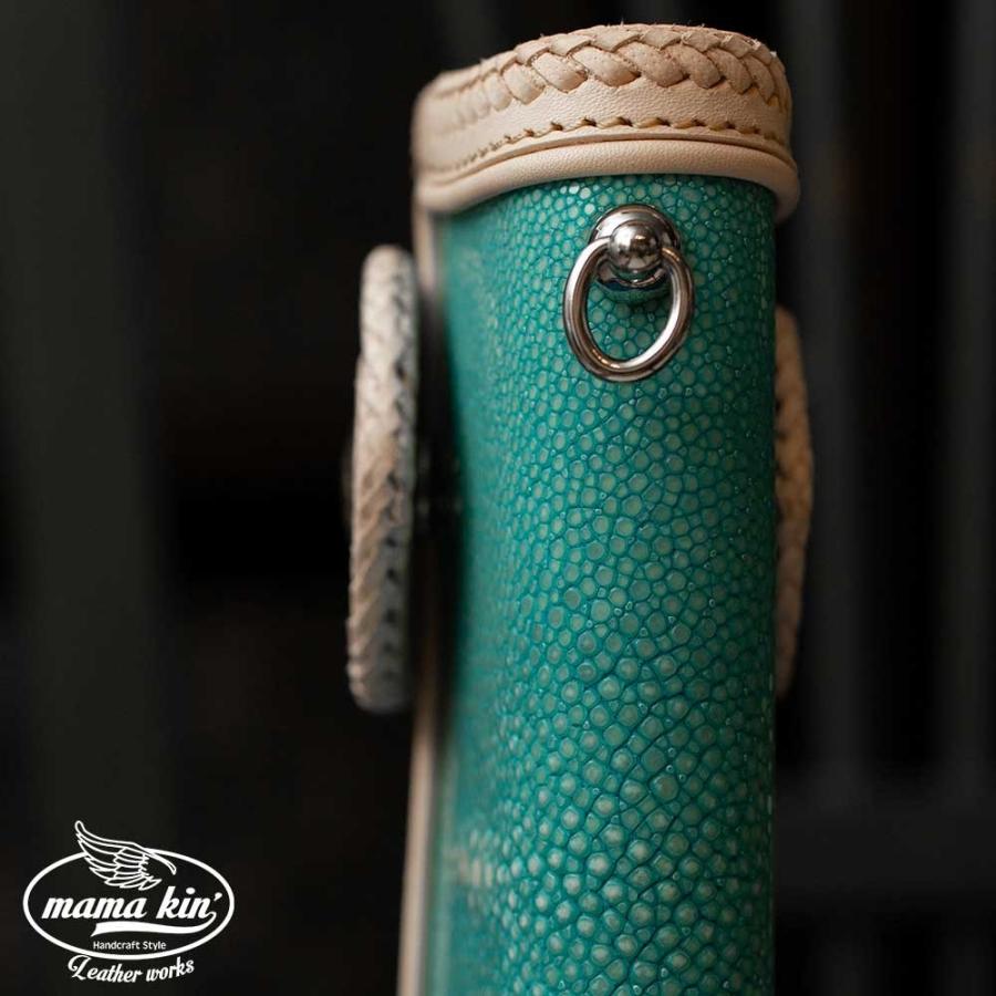 エイ革 長財布 ライダースウォレット バイカーズウォレット メンズ財布