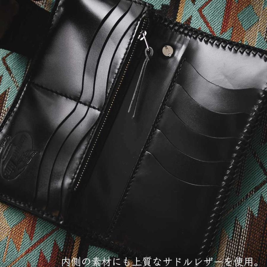 k*g様 サドルレザー 本革 ライダース ウォレット コードバン 長財布 カスタ コードバン/ライダースウォレット/バイカーズウォレット/サドル