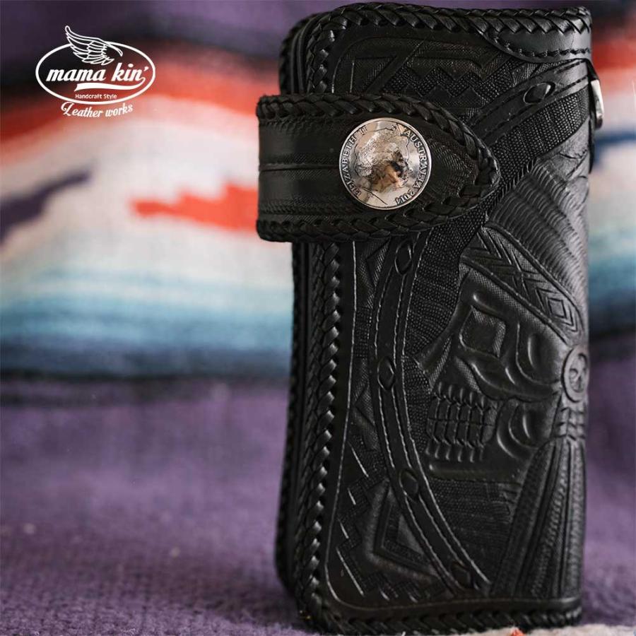 バイカーズウォレット カービング ライダースウォレット 長財布 本革 カービングウォレット 長財布 バイカーズウォレット ライダース