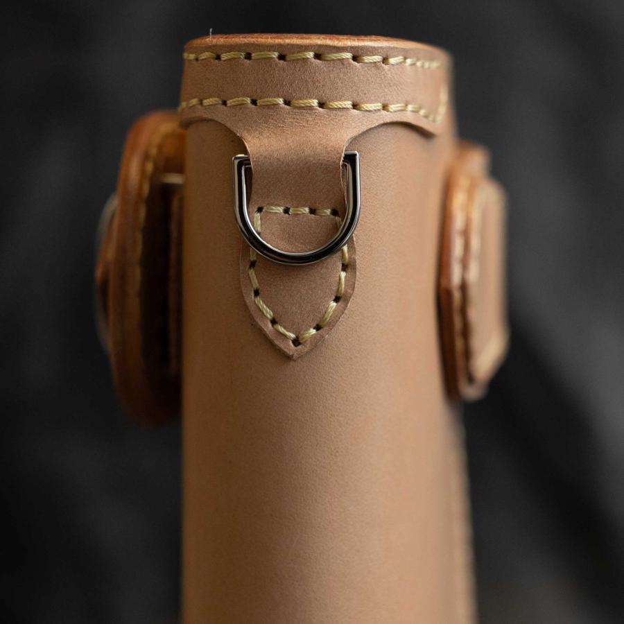 栃木レザー 長財布 バイカーズウォレット ライダースウォレット ヌメ革