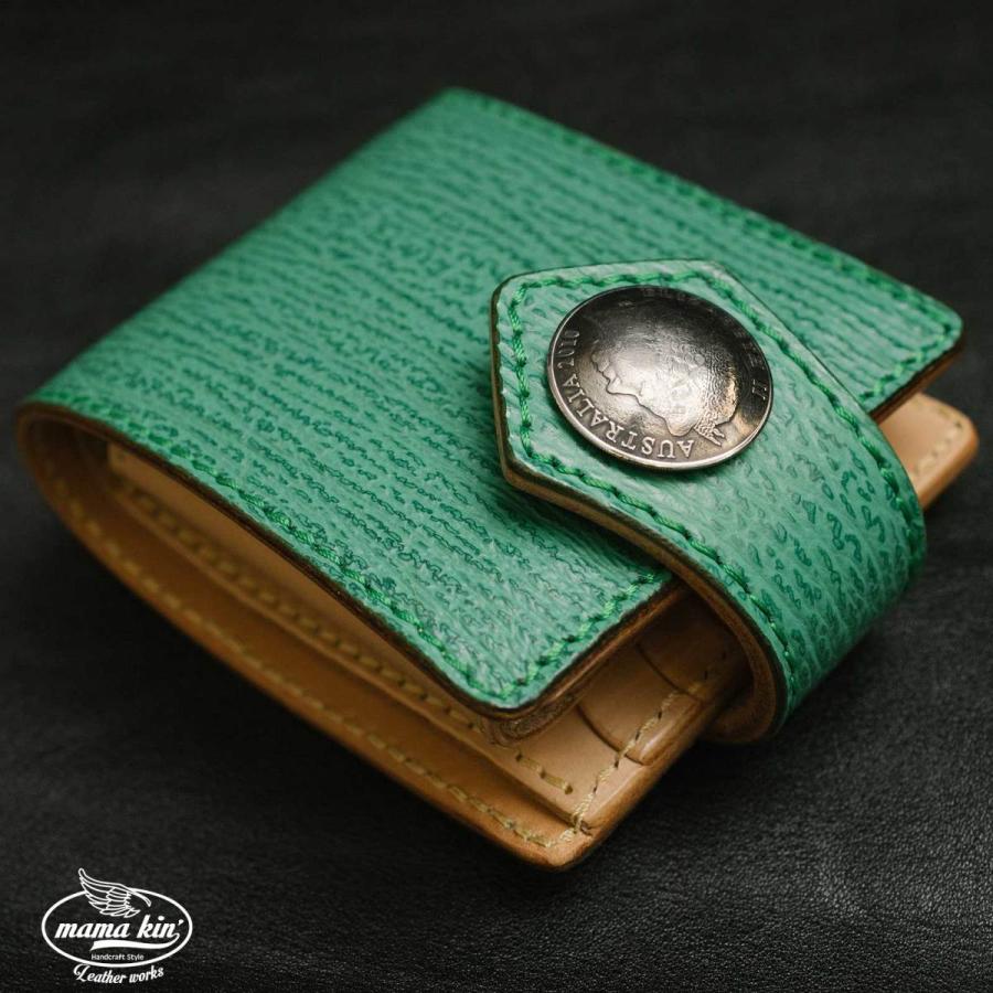 ミドルトラッカーウォレット 国産タンニン鞣しヌメ革ウォレット