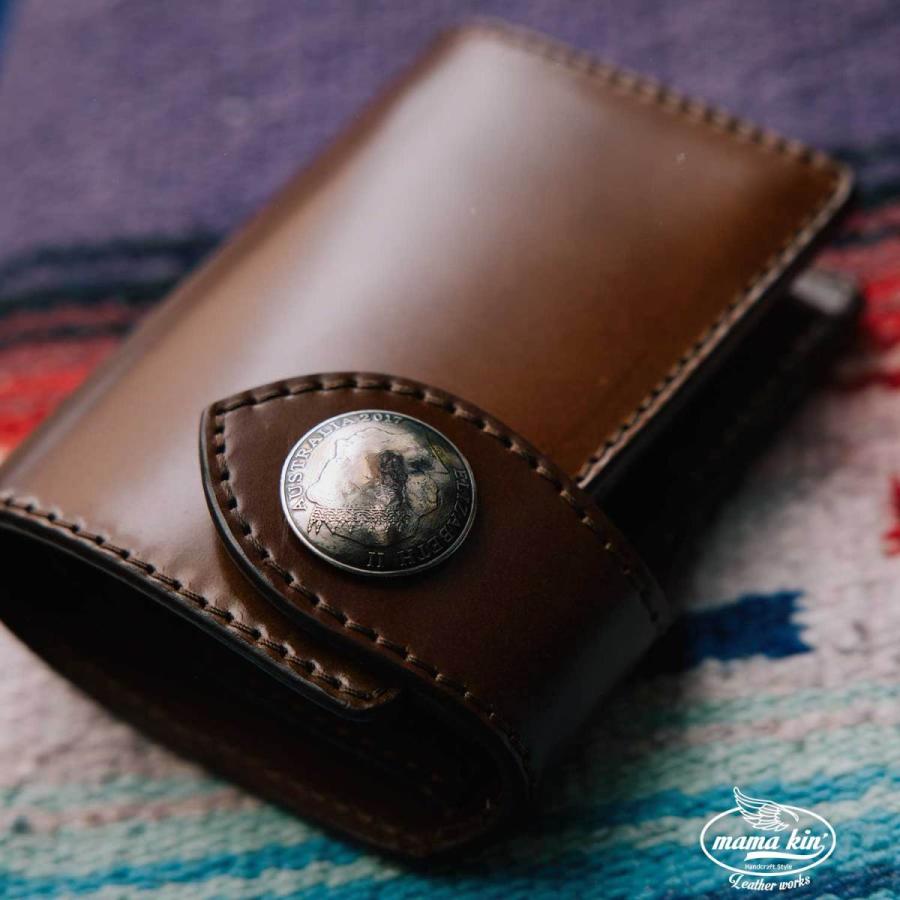 コードバン レザーウォレット ヌメ革 サドルレザー ライダースウォレット バイカーズウォレット メンズ財布 牛革 栃木レザー Hf009cdv4tg6br Mama Kin 通販 Yahoo ショッピング