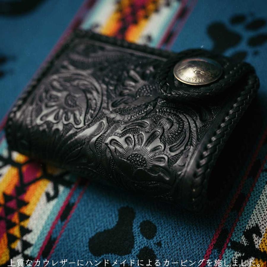 二つ折り財布/カービングウォレット/バイカーズウォレット 二つ折り財布/カービングウォレット/バイカーズウォレット