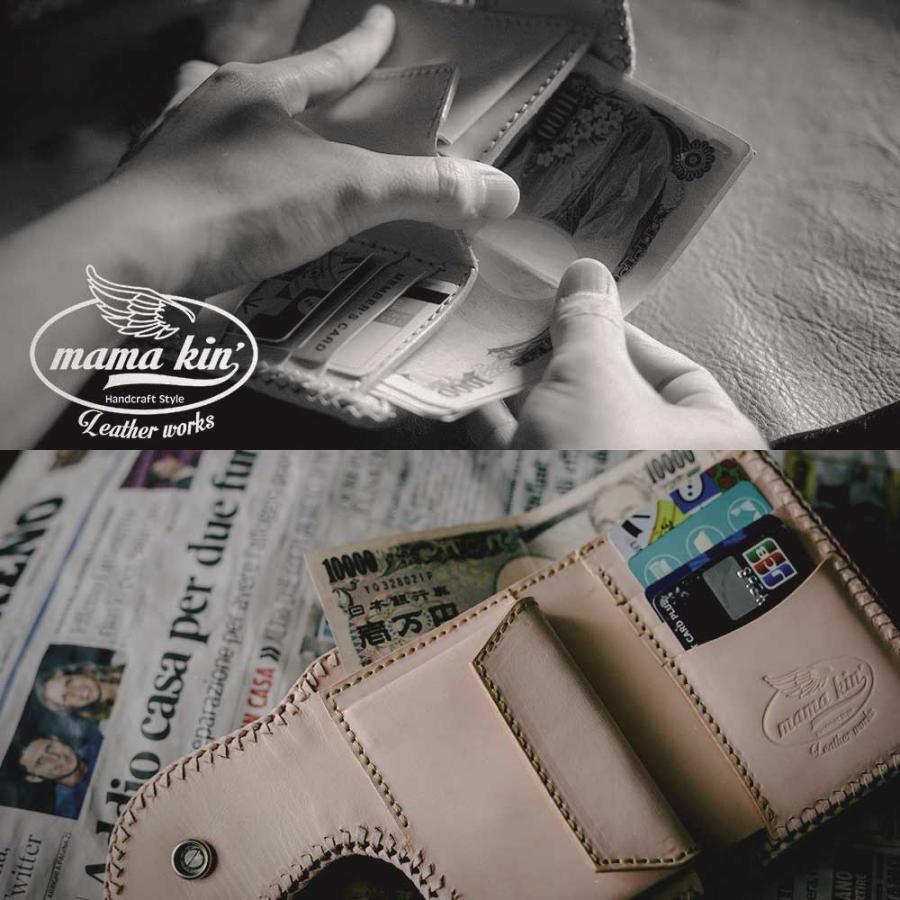 二つ折り財布/カービングウォレット/バイカーズウォレット/ライダース