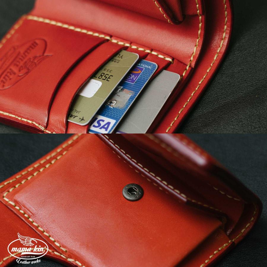 栃木レザー 二つ折り財布 ヌメ革 サドルレザー 本革 レザー 栃木レザー 二つ折り財布 ヌメ革 サドルレザー 本革 レザー