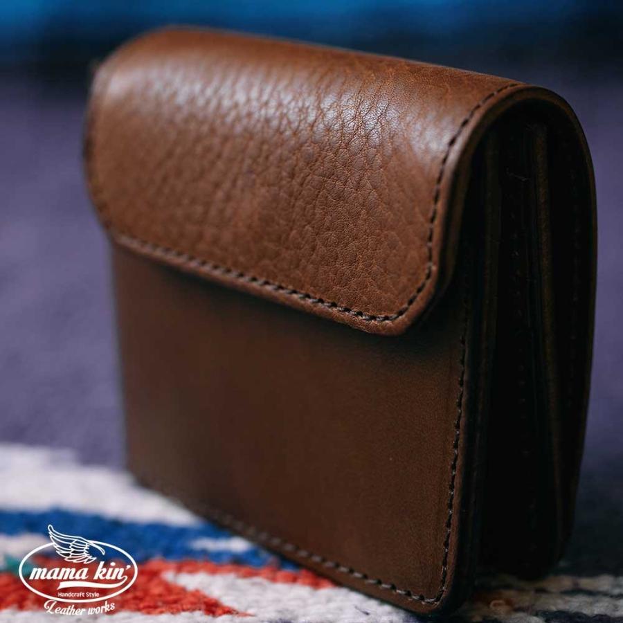 栃木レザー/ヌメ革/サドルレザー/レザーウォレット/牛革/二つ折り財布  