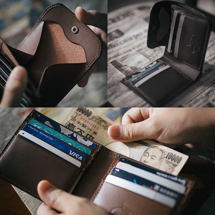 栃木レザー/ヌメ革/サドルレザー/レザーウォレット/牛革/二つ折り財布