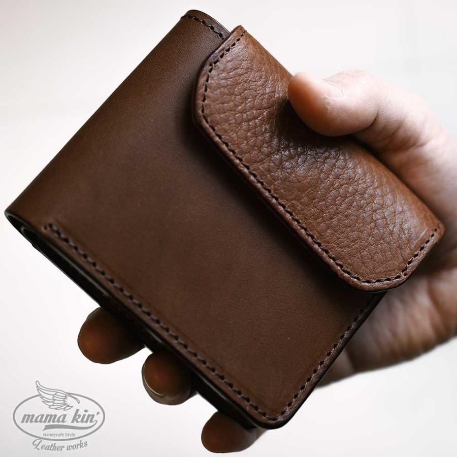 本革　栃木レザー　サドルレザー 財布　二つ折り　レザークラフト ハンドメイド 栃木レザー/ヌメ革/サドルレザー/レザーウォレット/牛革/二