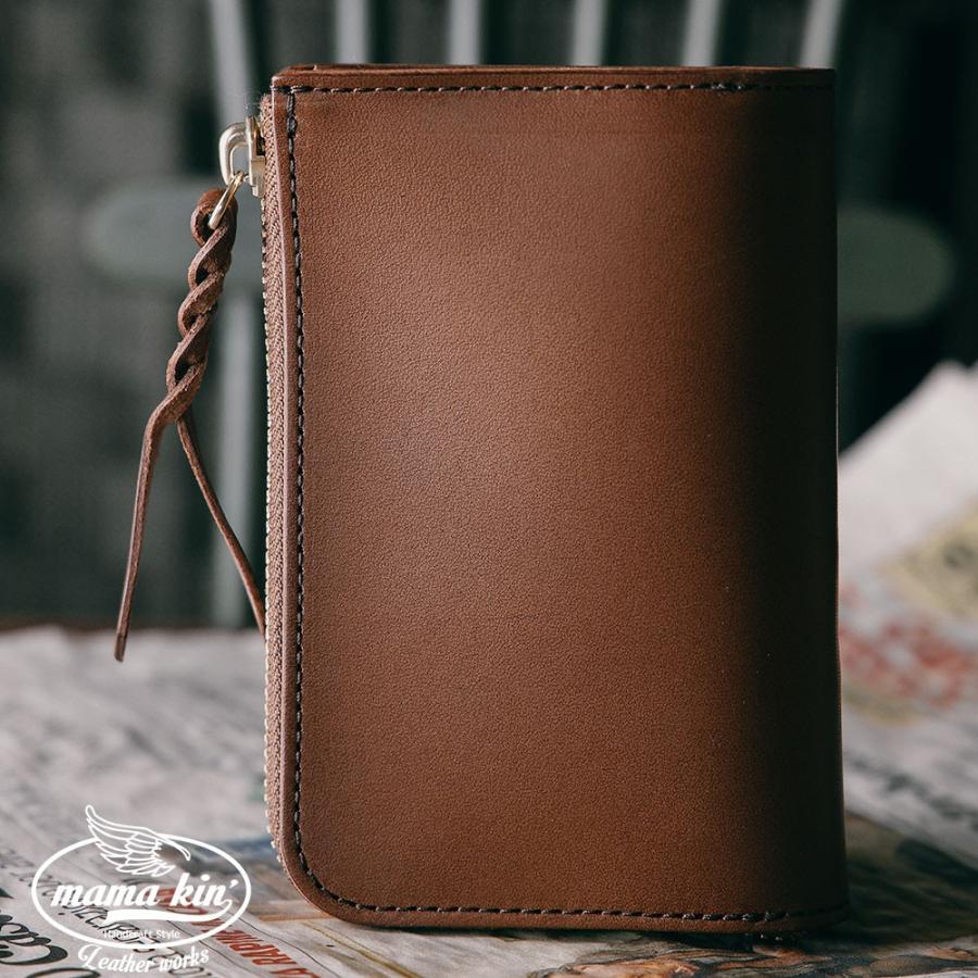 MAMA KIN' 栃木レザー 財布 ヌメ革 サドルレザー メンズ レディース