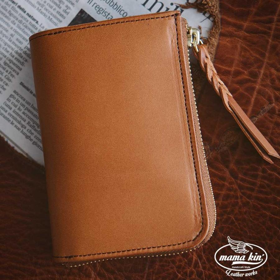 MAMA KIN' 栃木レザー 財布 ヌメ革 サドルレザー メンズ レディース