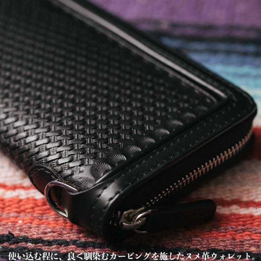 TSTSTS 財布 レザー カービング 黒 ライダース バイカーズ 送料無料】カービング 長財布 レザー 牛革 ライダースウォレット