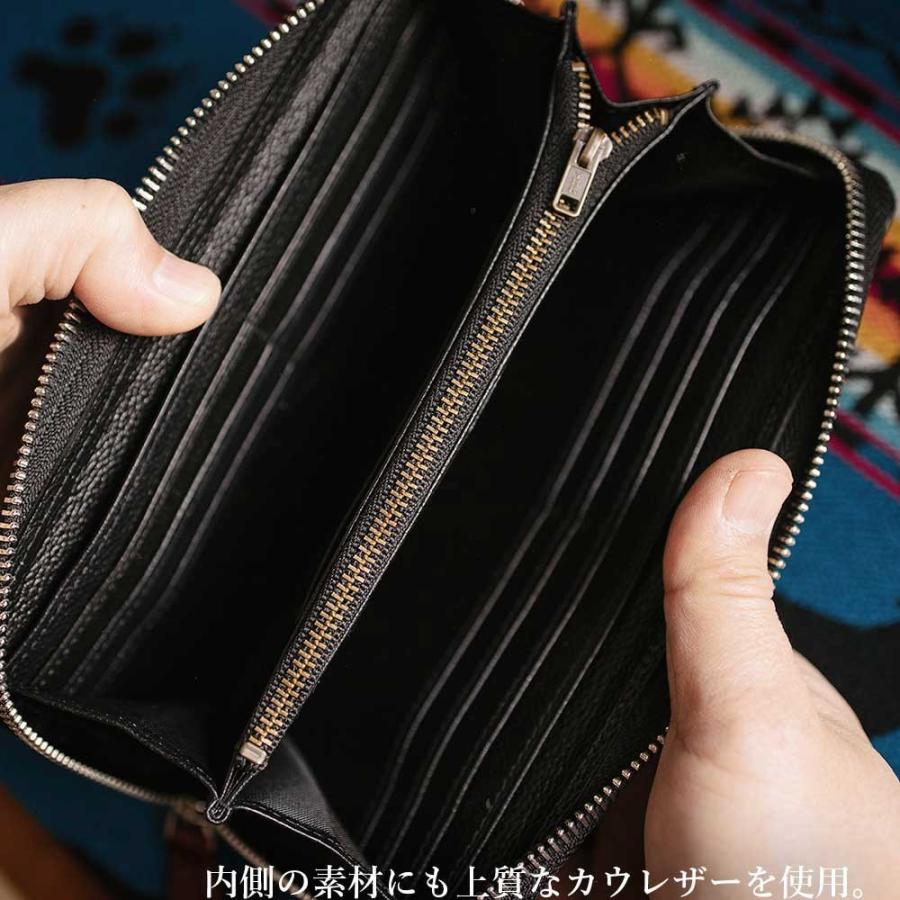 ジッパー/ラウンドファスナー/長財布/ロングウォレット/カウレザー 