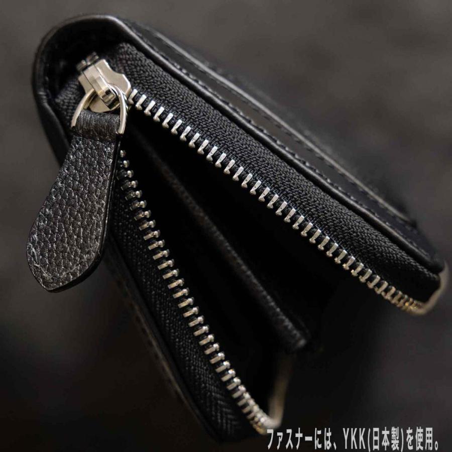 ブラック長財布 ジッパー式 4lt0021_1.jpg