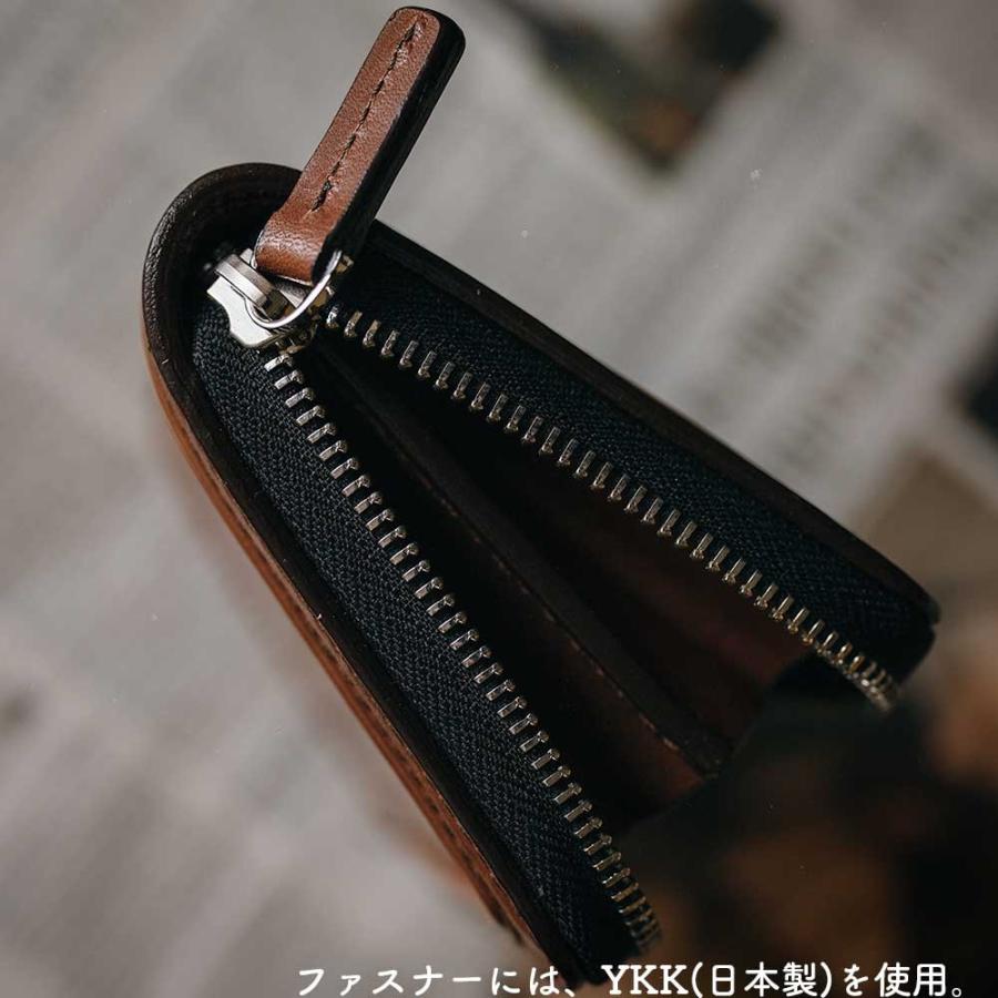 サドルレザー ラウンドファスナー メンズ財布 長財布 本革 ハンドメイド YKK サドルレザー ラウンドファスナー メンズ財布 長財布 本革