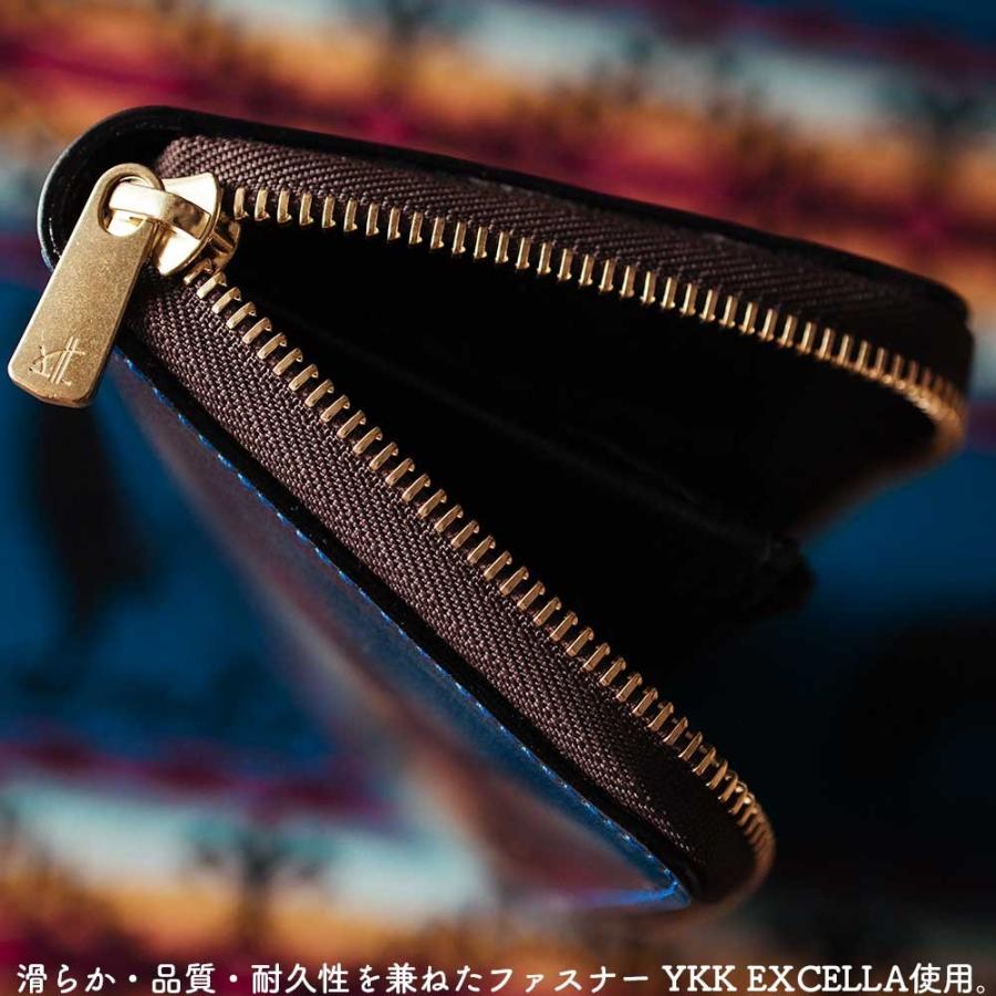 コードバン/ラウンドファスナー長財布/レザーウォレット/ジッパー/牛革