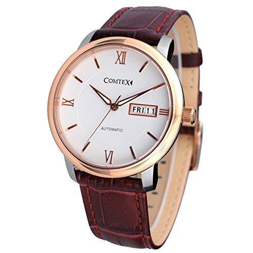 正規品の人気商品 Comtex メンズ 腕時計 機械式 時計 日付曜日 自動巻き 手巻き レザーベルト メカニカル アナログ ウオッチ ピンクゴールド S 2527 ママリエイト 通販 Yahoo ショッピング オンラインストア限定商品 Livinginmalta Com