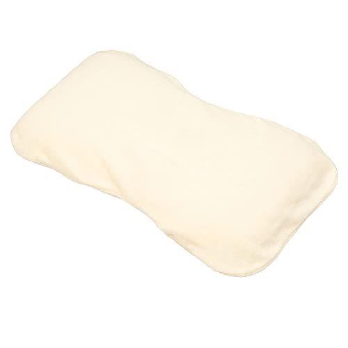 西川 枕 ジュニアサイズ 綿100% こどもまくら メッシュで通気性良し フィット感の高いパイプ使用 枕カバー付き クリーム LH61352020C 車用ジュニアシート