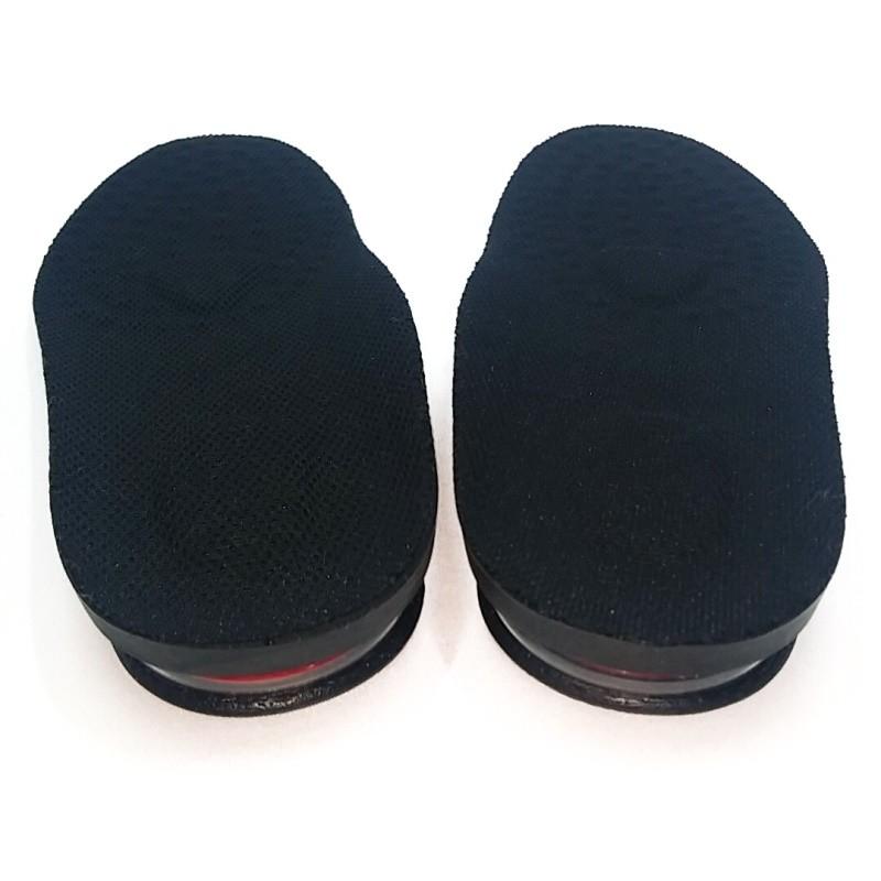 シークレットインソール 黒 無理なく 1.8cm 身長 中敷 厚底 上げ底