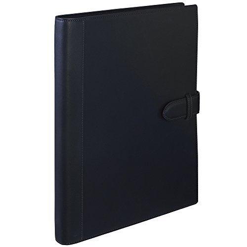 マルマン ルーズリーフ キッチン 日用品 文具 バインダー ブラック ソメス 高級本革 ファイル ケース 30穴 ブラック F15 05 A B0073mgf8o 全国オンラインショップ 長野本店