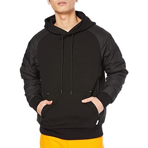 [プラス フェニックス] スウェット 【MENS】 +phenix Side Down Punch Hoodie ブラック M