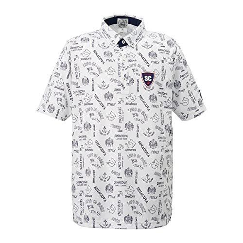 激安ブランド シナコバ ポロシャツ メンズ 半袖プルオーバー ゴルフシャツ 半袖 吸汗速乾 Uvカット ホワイト l 珍しい Frankies Al