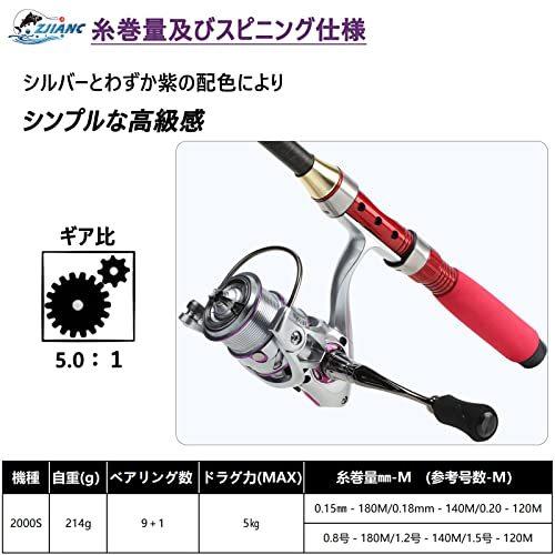 Zjiancスピニングリール00 ドラグ A B09z99th68 2713 Zjiancスピニングリール00 ギア比5 0 リール00番スピニングリール 軽量遠投リール バス釣り アジング ギア比5 0 Derizonetstore ギア比 5 0 A B09z99th68 2713