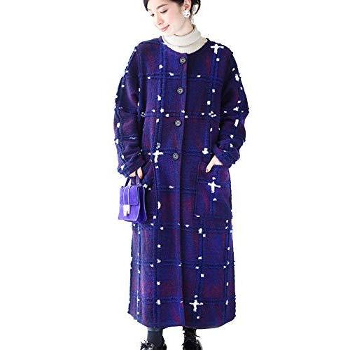 全品送料無料 フレンチパヴェ チェック の暖かな 羽織り アウター 秋コート パープル レディース ノーカラー フェルト生地 A B07pn2y2sd Mamanini 通販 Yahoo ショッピング 時間指定不可 Gestion Etechnologies Shop