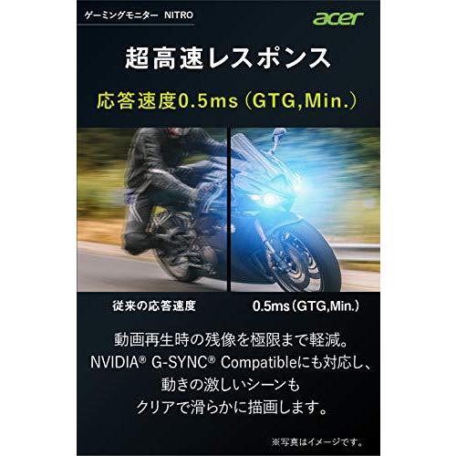 Acer ゲーミングディスプレイ Nitro XV253QXbmiiprzx 24.5型ワイド IPS 純正直販店 Acer Nitro 24.5型 XV253QXbmiiprzx ディスプレイ