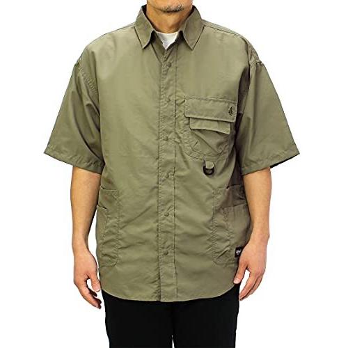 Woods 半袖キャンプシャツ メンズ レディース Xxl カーキ 半袖 注目ショップ Www Fyba Ca