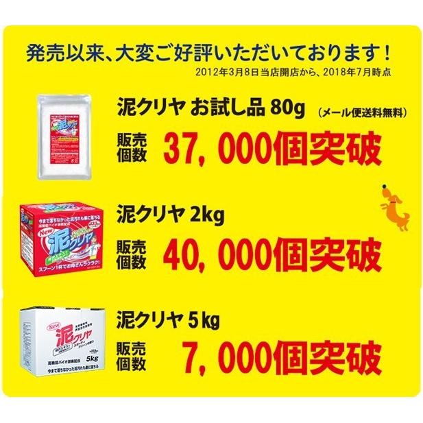 洗濯 洗剤 泥汚れ用 送料込み 「 泥クリヤ 2kg」 ユニフォーム 野球
