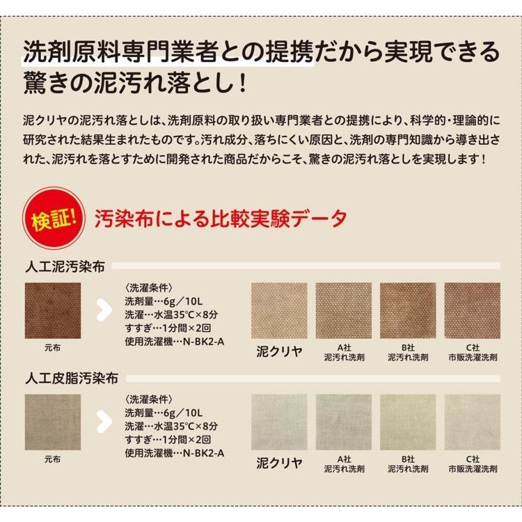 洗濯 洗剤 泥汚れ用 送料込み 「 泥クリヤ 2kg」 ユニフォーム 野球洗剤 土 除菌 消臭 泥クリア |  | 07
