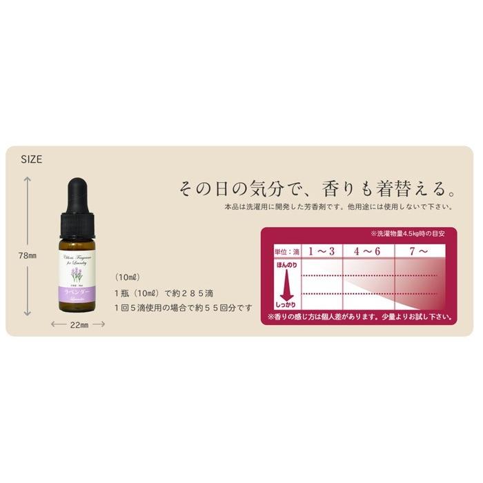 ChlorisFragrance for Laundry 合成香料 5種類 : ママの洗剤工房