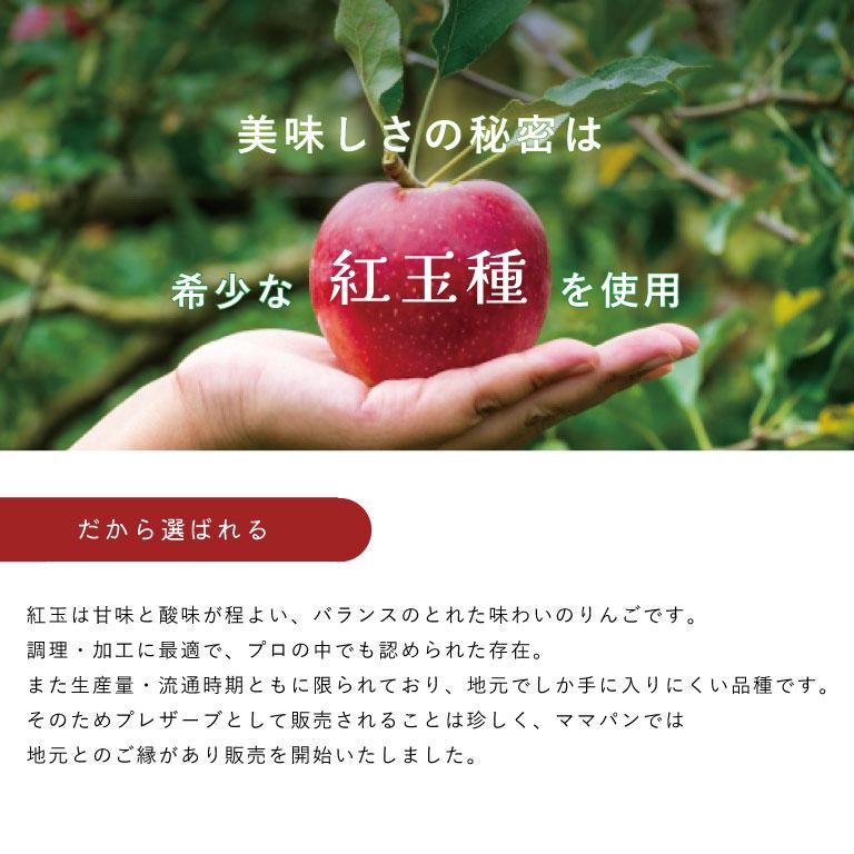 mamapan（ママパン） 国産 紅玉アップルプレザーブ（扇形）2kg りんご