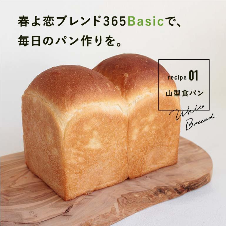 送料込み 春よ恋ブレンド365Basic 2.5kg×4 北海道産 パン用小麦粉 (春よ恋+ゆめちから) 【沖縄は別途追加送料必要】｜mamapan｜10