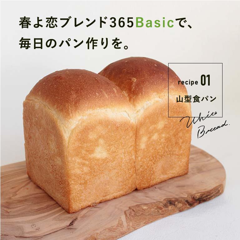 春よ恋ブレンド365Basic 2.5kg 強力粉 北海道産パン用小麦粉 春よ恋+ゆめちから 北海道産小麦粉 国産小麦粉 | mamapan | 09