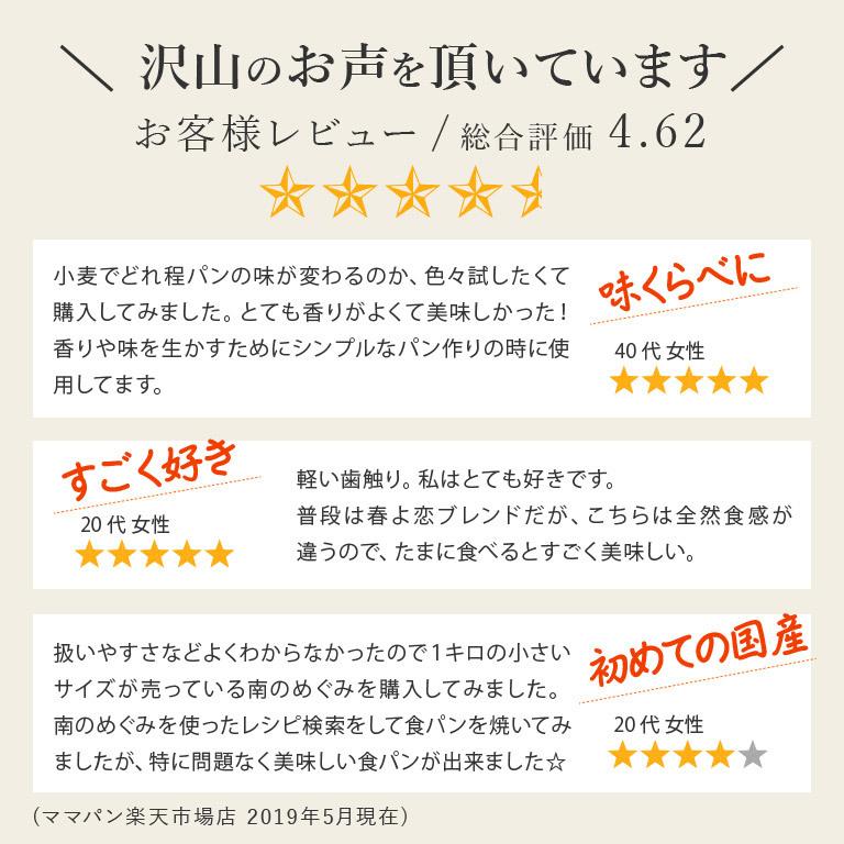 送料込み 南のめぐみ 2.5kg×4 九州産 パン用小麦粉 送料無料 4袋セット 国産小麦粉 熊本産 【沖縄県は別途追加送料必要】｜mamapan｜10