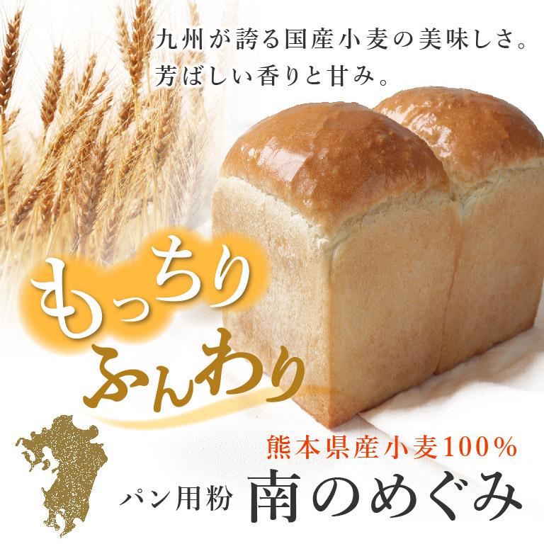 強力粉 南のめぐみ 九州産 国産パン用小麦粉 2.5kg 国産小麦粉 熊本産｜mamapan｜02