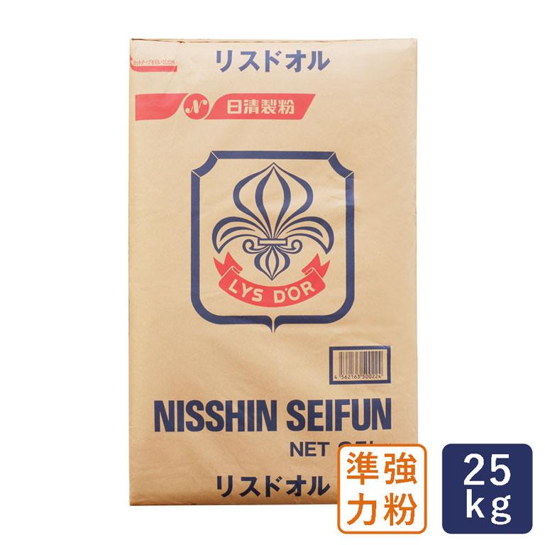 準強力粉 リスドオル フランスパン用小麦粉 25kg業務用 リスドォル 【沖縄県は別途追加送料必要】｜mamapan